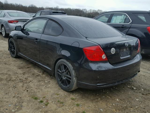 JTKDE177X50031896 - 2005 TOYOTA SCION TC შავი ფოტო 3