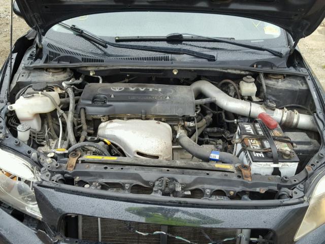 JTKDE177X50031896 - 2005 TOYOTA SCION TC შავი ფოტო 7