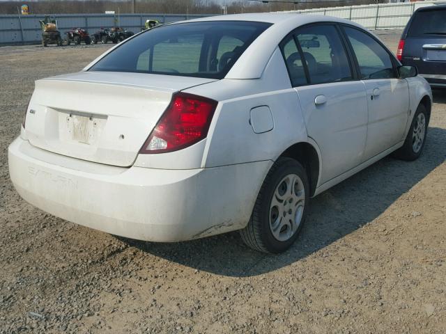1G8AJ52F24Z179251 - 2004 SATURN ION LEVEL WHITE photo 4