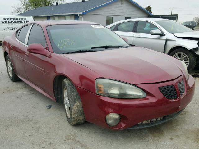 2G2WS522641110713 - 2004 PONTIAC GRAND PRIX BURGUNDY photo 1