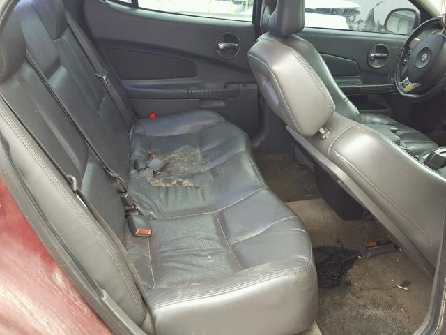 2G2WS522641110713 - 2004 PONTIAC GRAND PRIX BURGUNDY photo 6