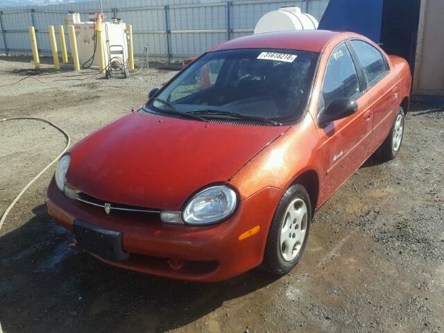 1P3ES46C31D185518 - 2001 PLYMOUTH NEON BASE 橙色 照片 2