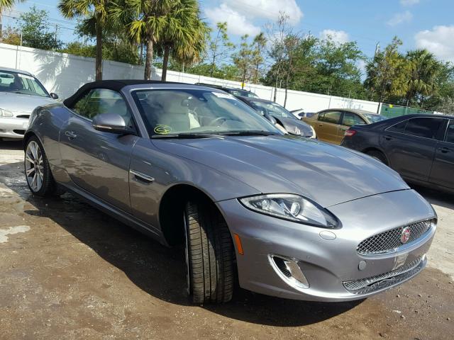 SAJWA4GB5ELB53960 - 2014 JAGUAR XK SILVER photo 1