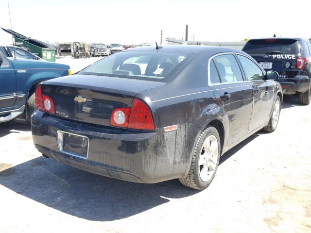1G1ZB5EBXA4111389 - 2010 CHEVROLET MALIBU LS 黑色 照片 4