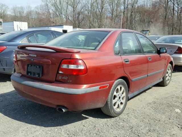 YV1VS29551F705654 - 2001 VOLVO S40 1.9T RED photo 4