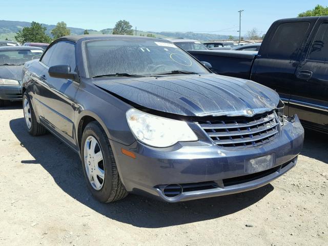 1C3LC45K08N108756 - 2008 CHRYSLER SEBRING BLUE photo 1