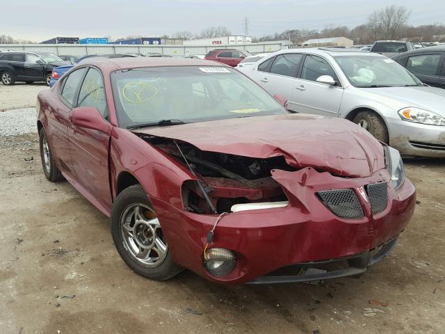 2G2WS522141326761 - 2004 PONTIAC GRAND PRIX BURGUNDY photo 1