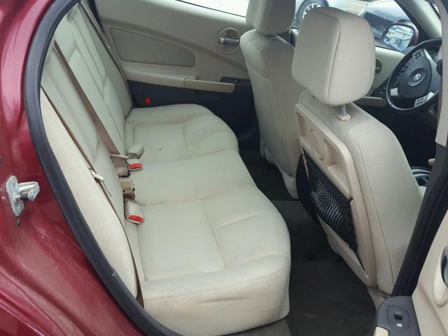 2G2WS522141326761 - 2004 PONTIAC GRAND PRIX BURGUNDY photo 6