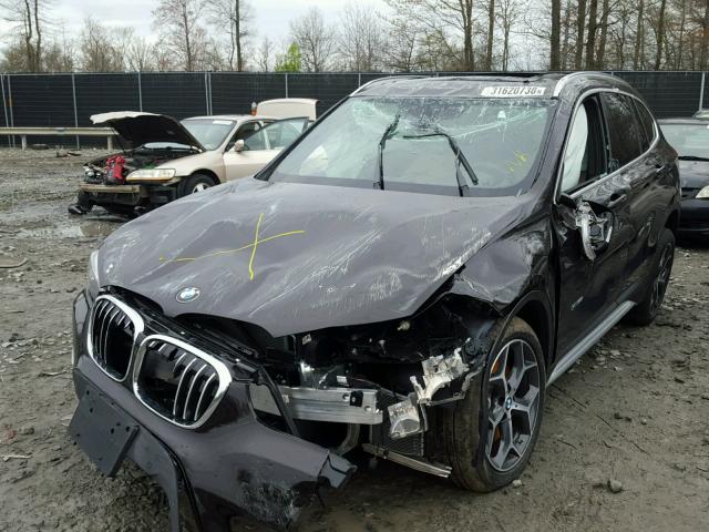 WBXHT3C32J5K22211 - 2018 BMW X1 XDRIVE2 PURPLE photo 2