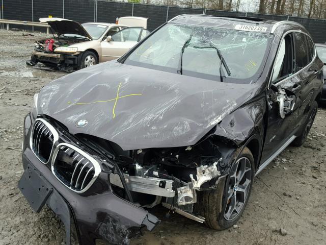 WBXHT3C32J5K22211 - 2018 BMW X1 XDRIVE2 PURPLE photo 9