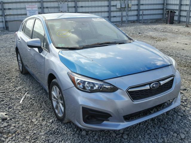 4S3GTAA68H3717805 - 2017 SUBARU IMPREZA BLUE photo 1