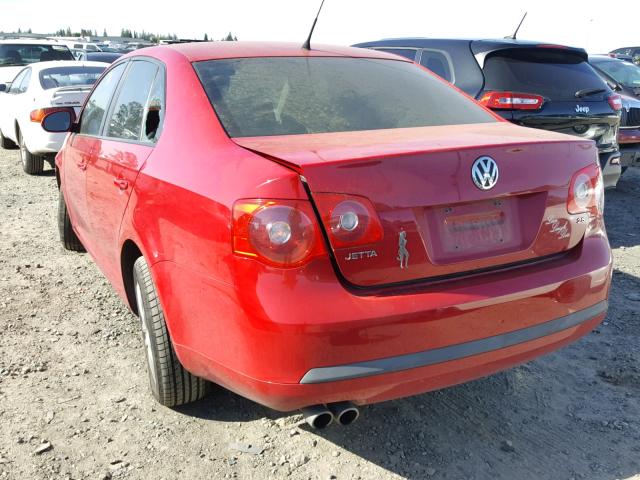 3VWHG71K07M101308 - 2007 VOLKSWAGEN JETTA 2.5 RED photo 3