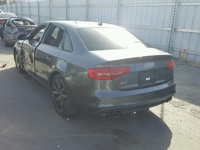 WAUDGAFL8FA059754 - 2015 AUDI S4 PREMIUM GRAY photo 3