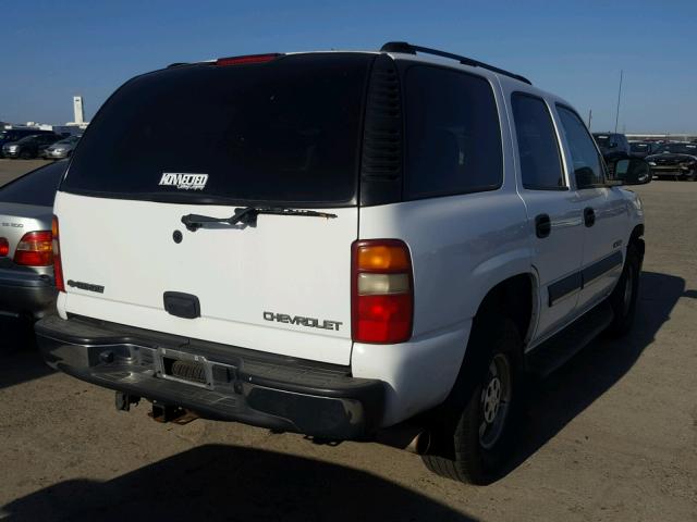 1GNEC13V53R309206 - 2003 CHEVROLET TAHOE C150 WHITE photo 4