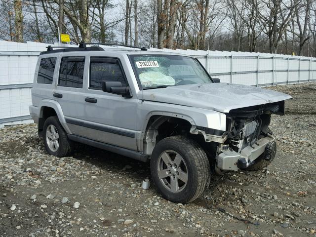 1J8HG48K56C131999 - 2006 JEEP COMMANDER SILVER photo 1