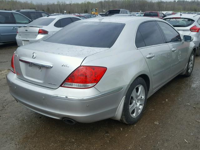 JH4KB16566C003616 - 2006 ACURA RL SILVER photo 4