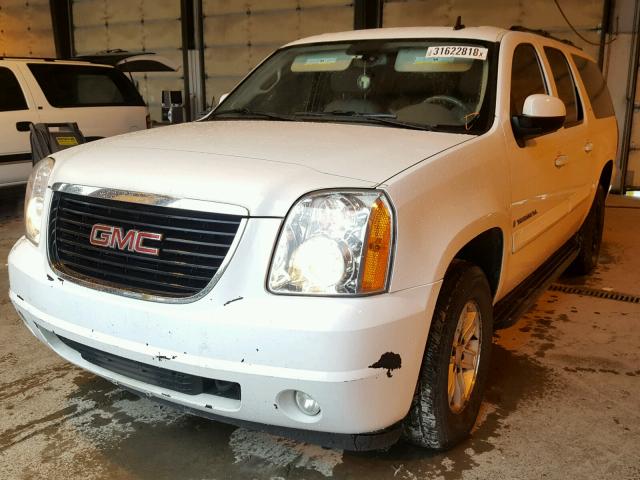 1GKFK16358J238402 - 2008 GMC YUKON XL K WHITE photo 2