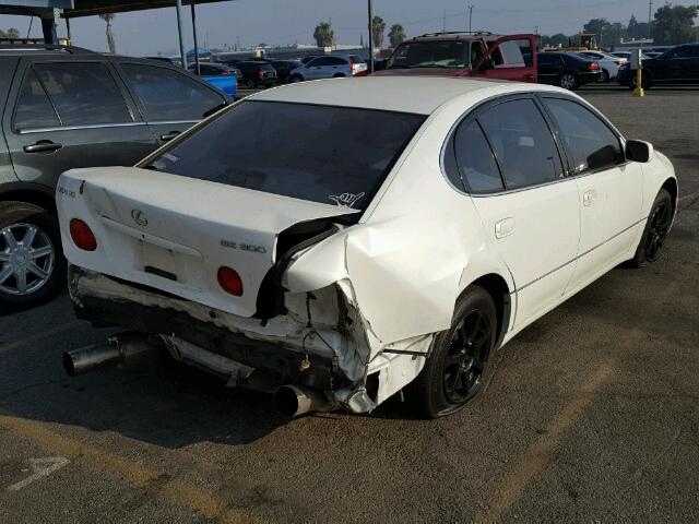 JT8BD69S520166861 - 2002 LEXUS GS 300 WHITE photo 4