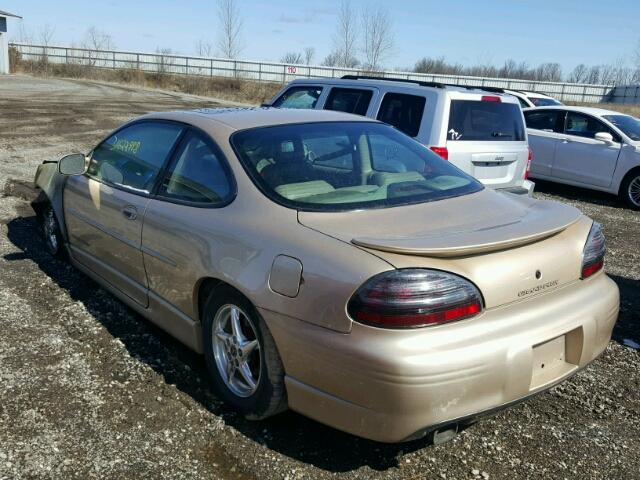 1G2WP12K3YF296011 - 2000 PONTIAC GRAND PRIX TAN photo 3