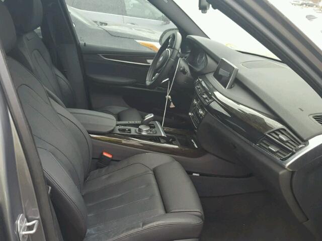 5UXKR6C55G0J83428 - 2016 BMW X5 XDRIVE5 GRAY photo 5