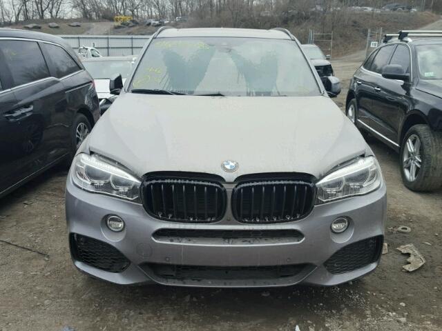 5UXKR6C55G0J83428 - 2016 BMW X5 XDRIVE5 GRAY photo 9