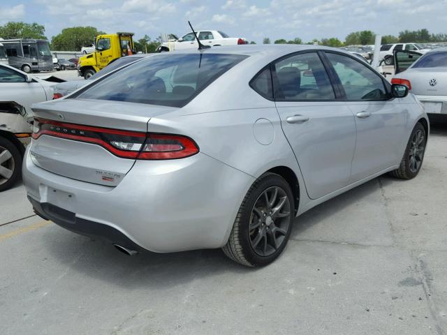 1C3CDFBH3DD149190 - 2013 DODGE DART SXT SILVER photo 4