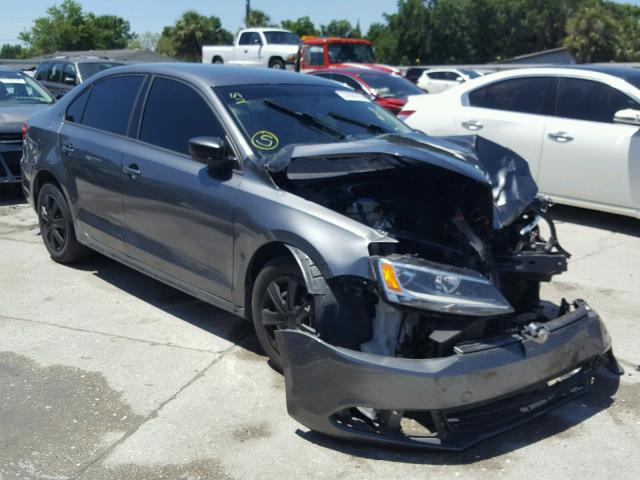 3VW2K7AJ2BM386193 - 2011 VOLKSWAGEN JETTA BASE Մոխրագույն լուսանկար 1