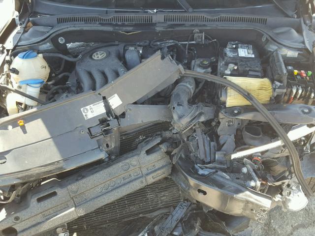 3VW2K7AJ2BM386193 - 2011 VOLKSWAGEN JETTA BASE Մոխրագույն լուսանկար 7