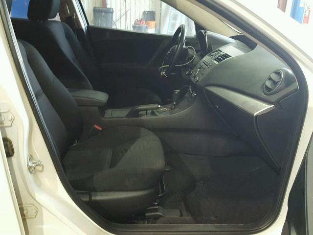 JM1BL1V71C1691453 - 2012 MAZDA 3 I WHITE photo 5