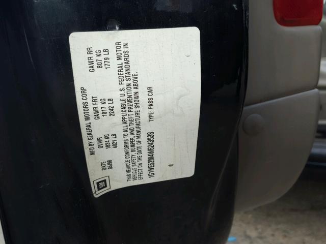 1G1NE52M4W6243538 - 1998 CHEVROLET MALIBU LS 黑色 照片 10