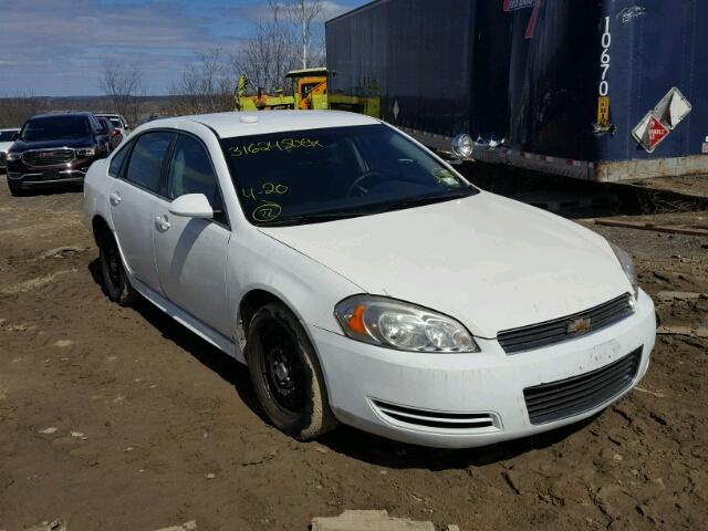 2G1WD5EM1A1171023 - 2010 CHEVROLET IMPALA POL WHITE photo 1