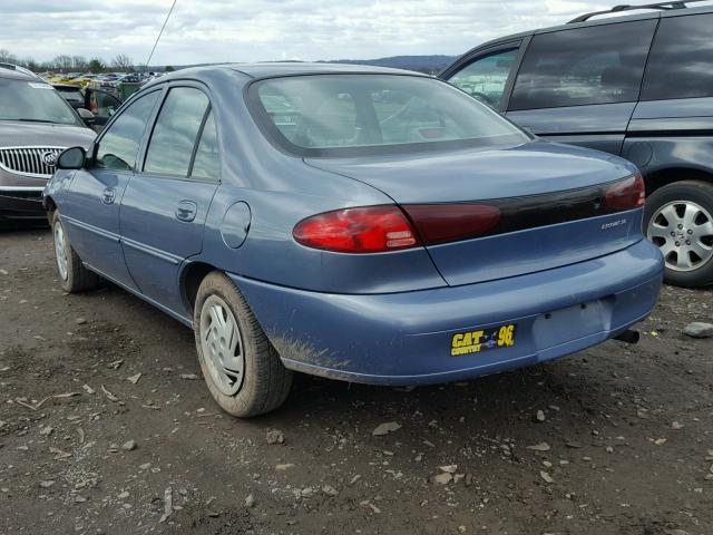 1FAFP13P1XW126501 - 1999 FORD ESCORT SE BLUE photo 3