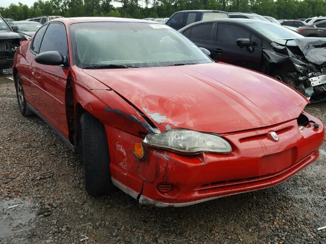 2G1WW12E639269050 - 2003 CHEVROLET MONTE CARL RED photo 1