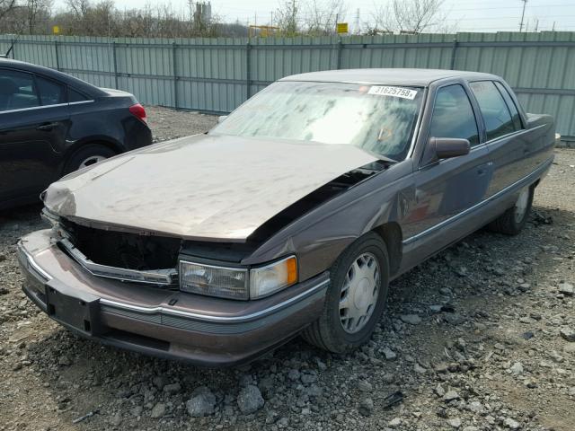 1G6KF52Y5SU208042 - 1995 CADILLAC DEVILLE CO GRAY photo 2