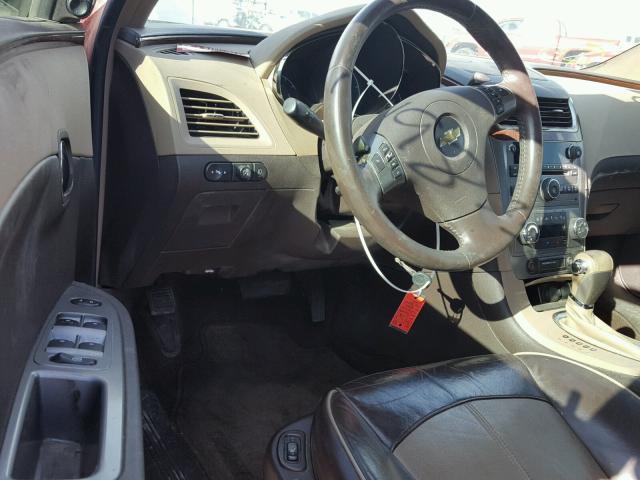 1G1ZK57708F291375 - 2008 CHEVROLET MALIBU LTZ წითელი ფოტო 9