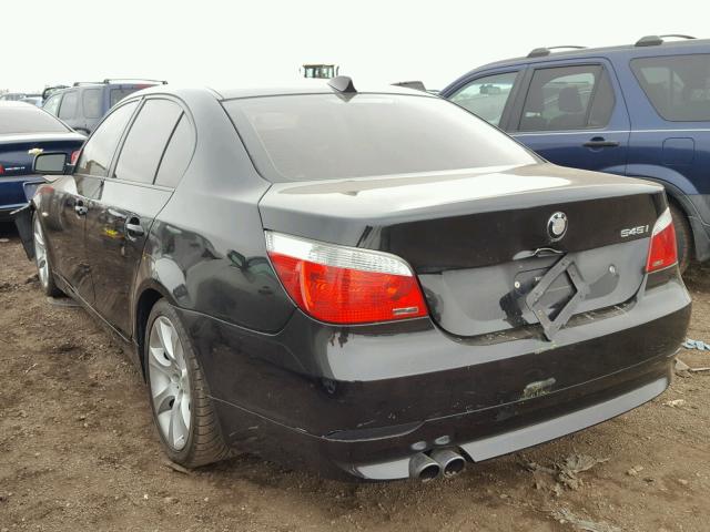 WBANB33534B087876 - 2004 BMW 545 I BLACK photo 3