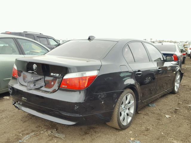 WBANB33534B087876 - 2004 BMW 545 I BLACK photo 4