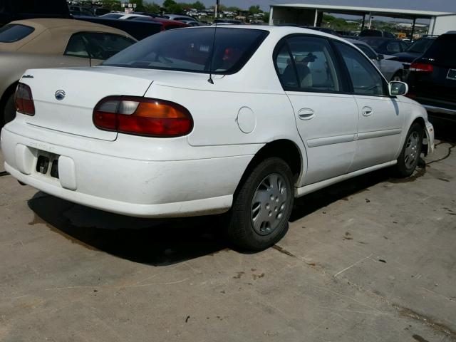 1G1ND52M9X6125845 - 1999 CHEVROLET MALIBU WHITE photo 4