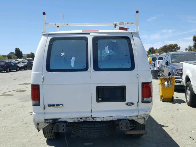 1FTNE24W57DA51045 - 2007 FORD ECONOLINE WHITE photo 6