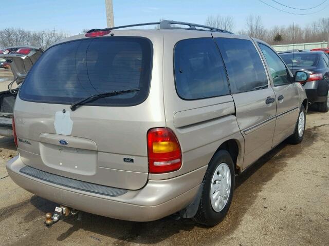 2FMDA5145WBB89776 - 1998 FORD WINDSTAR W BEIGE photo 4