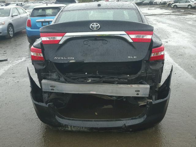 4T1BK1EB9FU159082 - 2015 TOYOTA AVALON XLE BLACK photo 9