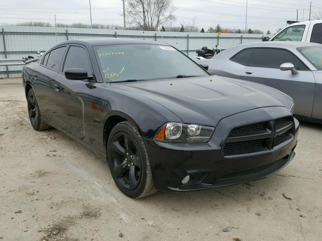 2C3CDXCT0EH162413 - 2014 DODGE CHARGER R/ BLACK photo 1