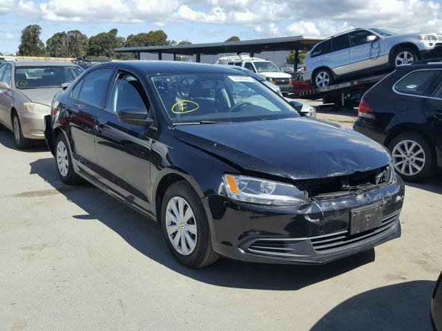 3VW2K7AJ2EM405572 - 2014 VOLKSWAGEN JETTA BASE 黑色 照片 1