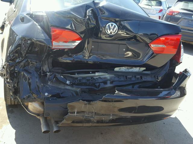 3VW2K7AJ2EM405572 - 2014 VOLKSWAGEN JETTA BASE 黑色 照片 9