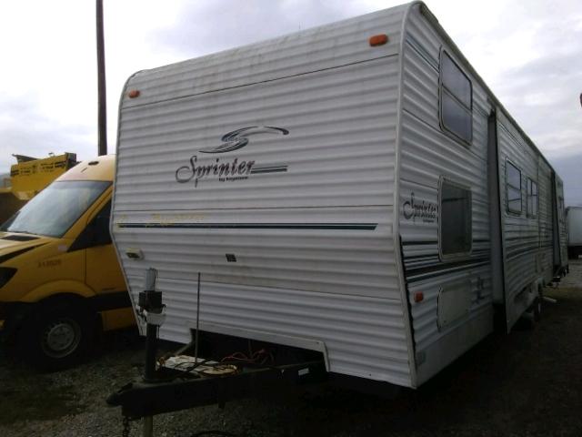 4YDT3772311020935 - 2001 KEYSTONE SPRINTER Krem foto 3