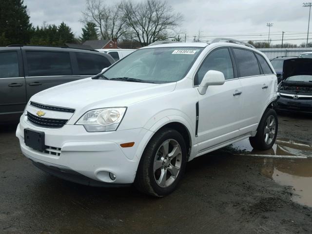 3GNAL4EK3ES634746 - 2014 CHEVROLET CAPTIVA LT WHITE photo 2