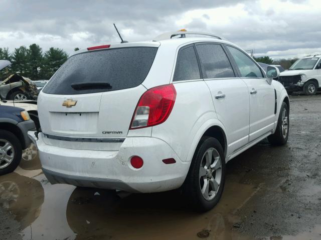 3GNAL4EK3ES634746 - 2014 CHEVROLET CAPTIVA LT WHITE photo 4