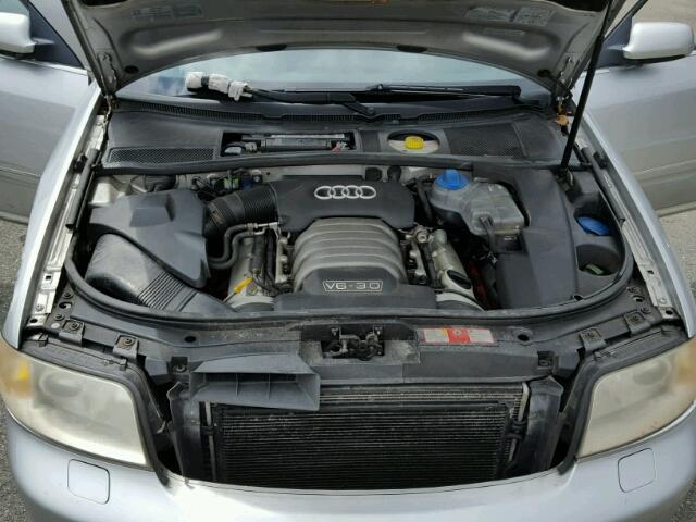 WAUVT64BX2N139373 - 2002 AUDI A6 3.0 AVA SILVER photo 7