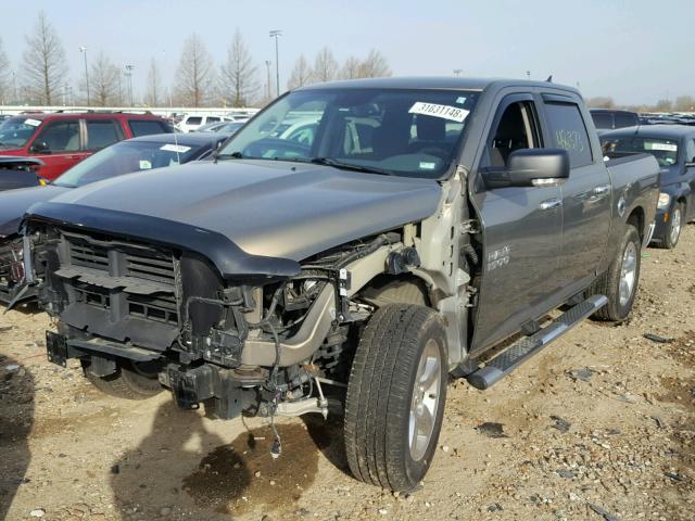 1C6RR7LT2ES426044 - 2014 RAM 1500 SLT GREEN photo 2