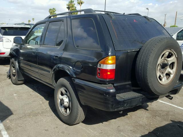 4S6CK58W214402807 - 2001 HONDA PASSPORT E BLACK photo 3